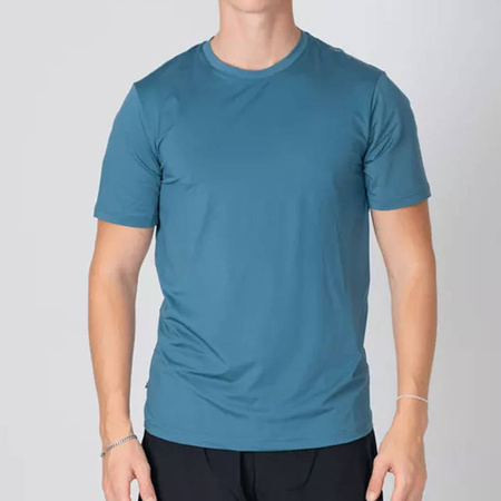 KOSZULKA SALMING ESSENTIAL BLACK TURQUOISE