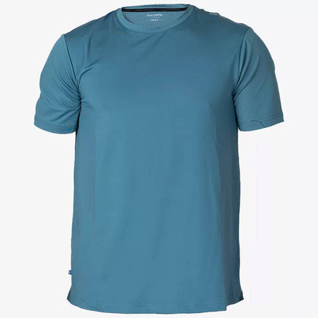 KOSZULKA SALMING ESSENTIAL BLACK TURQUOISE